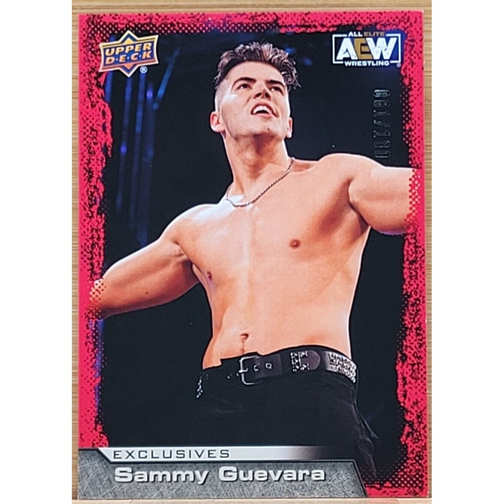 2022 UPPER DECK AEW SAMMY GUEVARAโ EXCLUSIVES #D/100